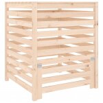 Vidaxl composteur 82, 5x82, 5x99, 5 cm bois massif de pin