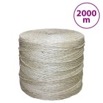 Vidaxl corde 100 % sisal 3 mm 2000 m