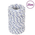 Vidaxl corde de bateau blanc 2 mm 25 m polypropylne