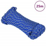 Vidaxl corde de bateau bleu 4 mm 25 m polypropylne