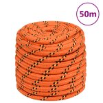Vidaxl corde de bateau orange 16 mm 50 m polypropylne