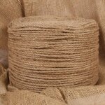 Vidaxl corde de jute 100 m de long 6 mm d'paisseur