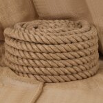 Vidaxl corde de jute 5 m de long 40 mm d'paisseur