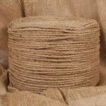 Vidaxl corde de jute 50 m de long 8 mm d'paisseur