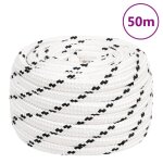 Vidaxl corde de travail blanc 18 mm 50 m polyester Vidaxl corde de travail blanc 18 mm 50 m polyester