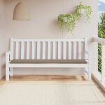 Vidaxl coussin de banc de jardin taupe 200x50x4 cm tissu oxford