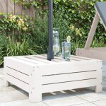 Vidaxl couvercle de base de parasol blanc bois massif de pin Vidaxl couvercle de base de parasol blanc bois massif de pin