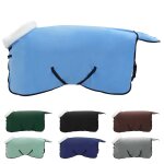 Vidaxl couverture equine aqua complet 85 cm fleece polaire