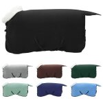 Vidaxl couverture equine noir 145 cm fleece polaire