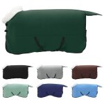 Vidaxl couverture equine vert fonc� complet 145 cm fleece polaire