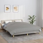 Vidaxl couverture lest�e gris 200x230 cm 13 kg tissu