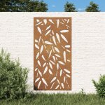 Vidaxl décoration murale jardin 105x55 cm design de feuille de bambou Vidaxl décoration murale jardin 105x55 cm design de feuille de bambou