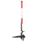 Vidaxl d�sherbant rouge et argent� 99, 5 cm aluminium anodis�