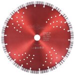 Vidaxl disque de coupe diamant avec turbo et trous acier 300 mm