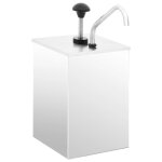 Vidaxl distributeur de sauces acier inoxydable 3, 5 l