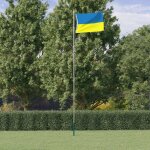 Vidaxl drapeau de l'ukraine avec oeillets en laiton 90x150 cm