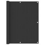 Vidaxl ecran de balcon anthracite 120x500 cm tissu oxford