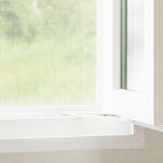 Vidaxl ecran de maille anti - insectes blanc 80x1000 cm fibres de verre