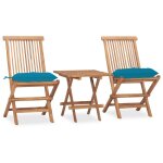 Vidaxl ensemble de bar de jardin 3 pcs bois massif de douglas