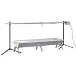 Vidaxl ensemble de grille et de plateau automatique pour barbecue inox