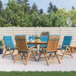 Vidaxl ensemble a manger de jardin 9pcs coussins noir rsine tresse