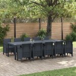 Vidaxl ensemble de salle a manger de jardin 11 pièces anthracite poly rotin, table de jardin vidaxl anthracite ... Vidaxl ensemble de salle a manger de jardin 11 pièces anthracite poly rotin, table de jardin vidaxl anthracite ...