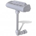 Vidaxl ensemble de salle a manger de jardin 3 pcs gris