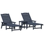 Vidaxl ensemble de salon de jardin 3 pièces bleu marine polyéthylène, vidaxl chaise longue bleu marine ... Vidaxl ensemble de salon de jardin 3 pièces bleu marine polyéthylène, vidaxl chaise longue bleu marine ...