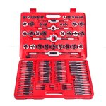 Vidaxl ensemble de tarauds et filires 111 pcs