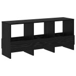 Vidaxl etag�re � magazines ch�ne noir 102 x 30 x 45 cm