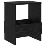 Vidaxl etag�re � magazines ch�ne noir 35 x 30 x 45 cm