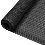 Vidaxl filet brise - vue anthracite 1, 5x25 m pehd 68 g / m