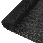 Vidaxl filet brise - vue noir 3, 6x50 m pehd 150 g / m