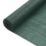 Vidaxl filet brise - vue vert 1x10 m pehd 75 g / m