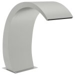 Vidaxl fontaine de piscine avec led 22x60x70 cm acier inoxydable 304