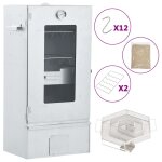 Vidaxl fumoir a four a bbq gnrateur de fume froide acier galvanis
