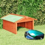 Vidaxl garage de tondeuse  gazon 72x87x50 cm bois de sapin solide