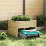 Vidaxl garage pour tondeuse à gazon robotisée avec bac à plantes en bois pin imprégné Vidaxl garage pour tondeuse à gazon robotisée avec bac à plantes en bois pin imprégné