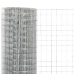 Vidaxl grillage pour volière acier galvanisé 10x1, 5 m argenté Vidaxl grillage pour volière acier galvanisé 10x1, 5 m argenté