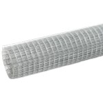 Vidaxl grillage pour voli�re acier galvanis� 10x1, 5 m argent�