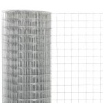 Vidaxl grillage pour volière acier galvanisé 25x1, 5 m argenté Vidaxl grillage pour volière acier galvanisé 25x1, 5 m argenté