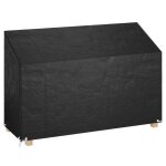 Vidaxl housse de banc de jardin 8 oeillets 190x70x70 / 88 cm polythylne