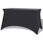 Vidaxl housse extensible de table 2 pièces 183 x 76 x 74 cm anthracite Vidaxl housse extensible de table 2 pièces 183 x 76 x 74 cm anthracite