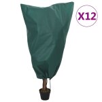 Vidaxl housses de protection pour plantes avec cordon de serrage 12pcs