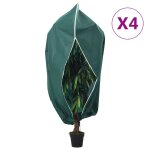 Vidaxl housses de protection pour plantes avec fermeture �clair 4 pcs