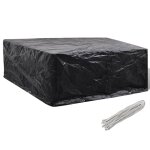 Vidaxl housse de salon de jardin 10 oeillets 260x260x90 cm