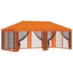 Vidaxl housse de tonnelle avec murs lat�raux orange 600, 5 x 300, 5 cm