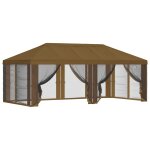 Vidaxl housse de tonnelle avec murs lat�raux taupe 600, 5 x 300, 5 cm