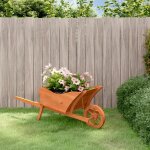 Vidaxl jardini¿¿re brouette 128x45, 5x43 cm bois de sapin massif Vidaxl jardini¿¿re brouette 128x45, 5x43 cm bois de sapin massif