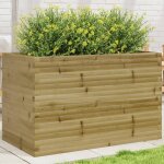 Vidaxl jardini�re 110x60x68, 5 cm bois de pin impr�gn�